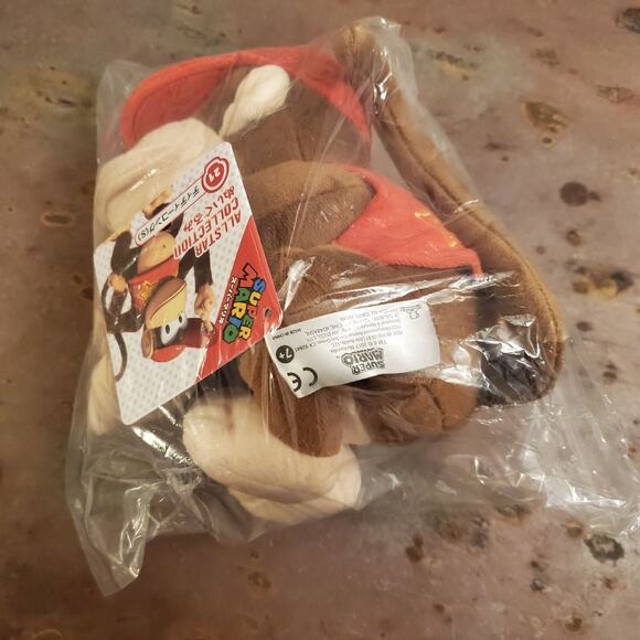 Plush - Diddy Kong 9 Inch (NEW) - Nintendo - Donkey Kong - Super Mario - Picture 10 of 10